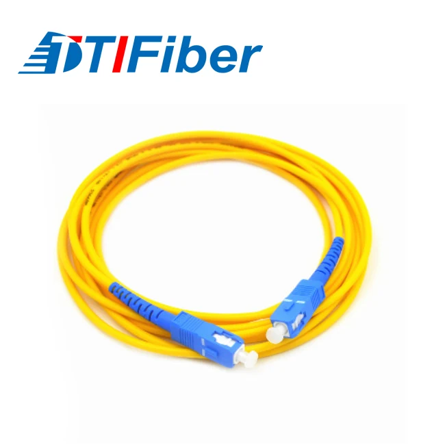 Bend-insensitive fiber optic patch cord G.657A tight bend