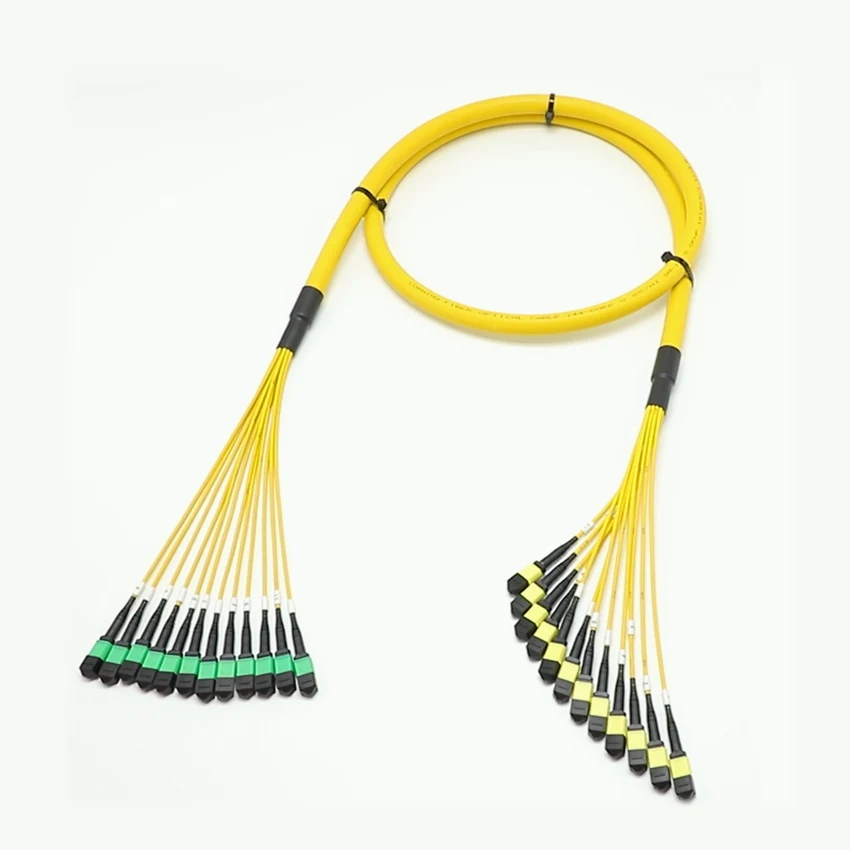 MPO/UPC OM3 12-fiber patch cord connector detail