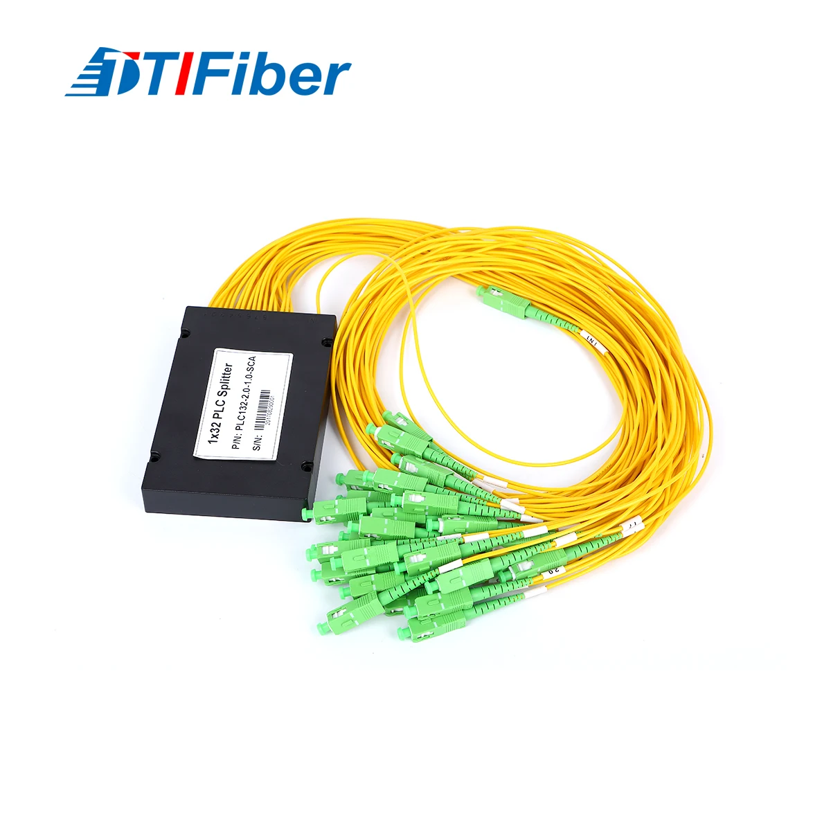 PLC splitter 1x64 module with pigtail outputs