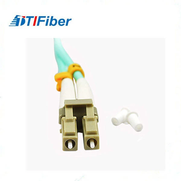 SC to SC multimode duplex fiber optic patch cord orange jacket