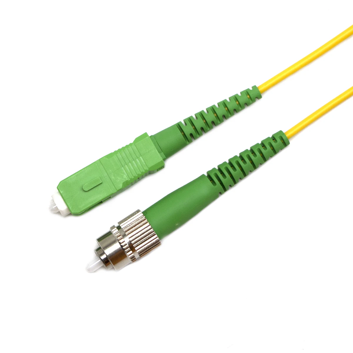 ST to ST single mode simplex fiber optic patch cord