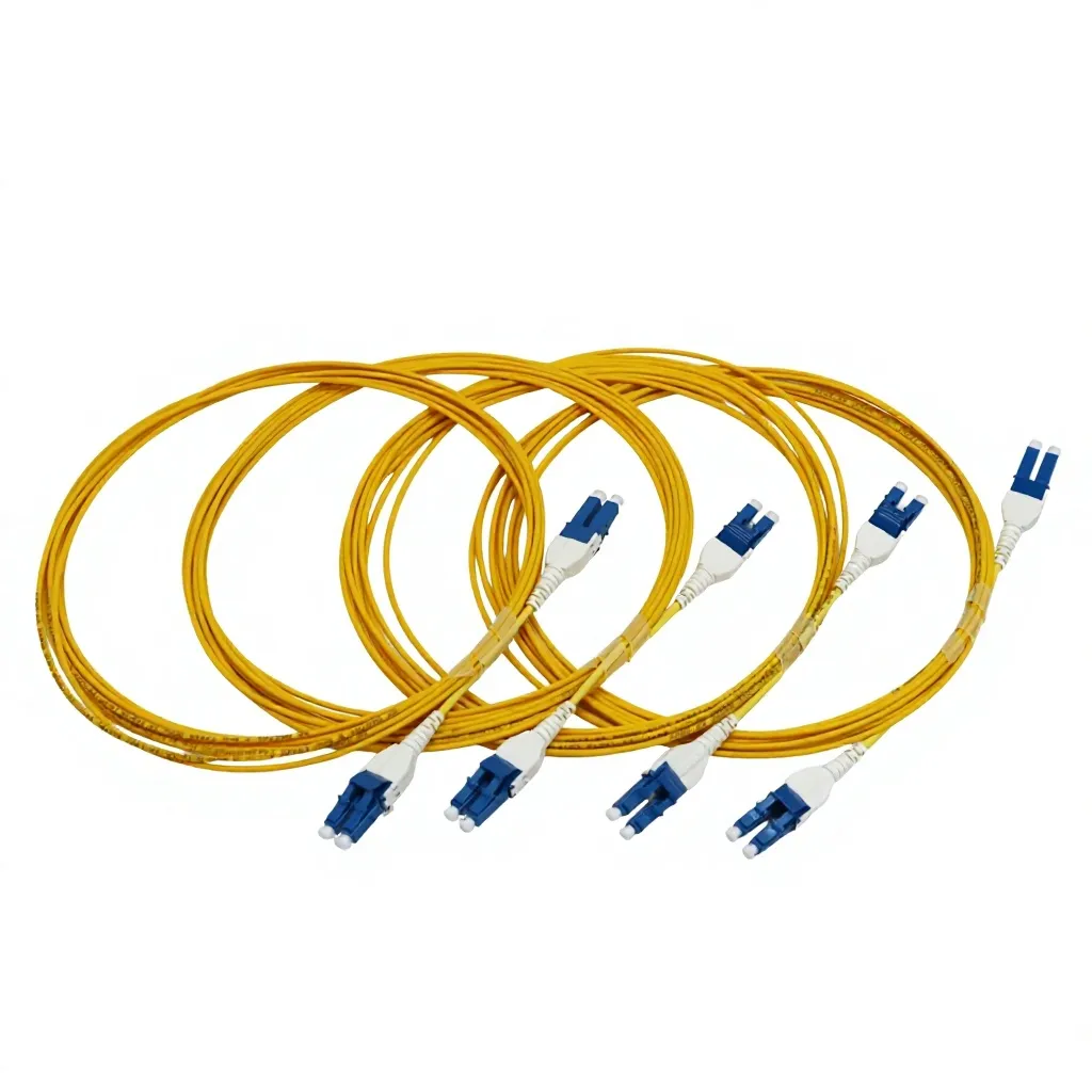 LC uniboot patch cord switchable polarity connector detail