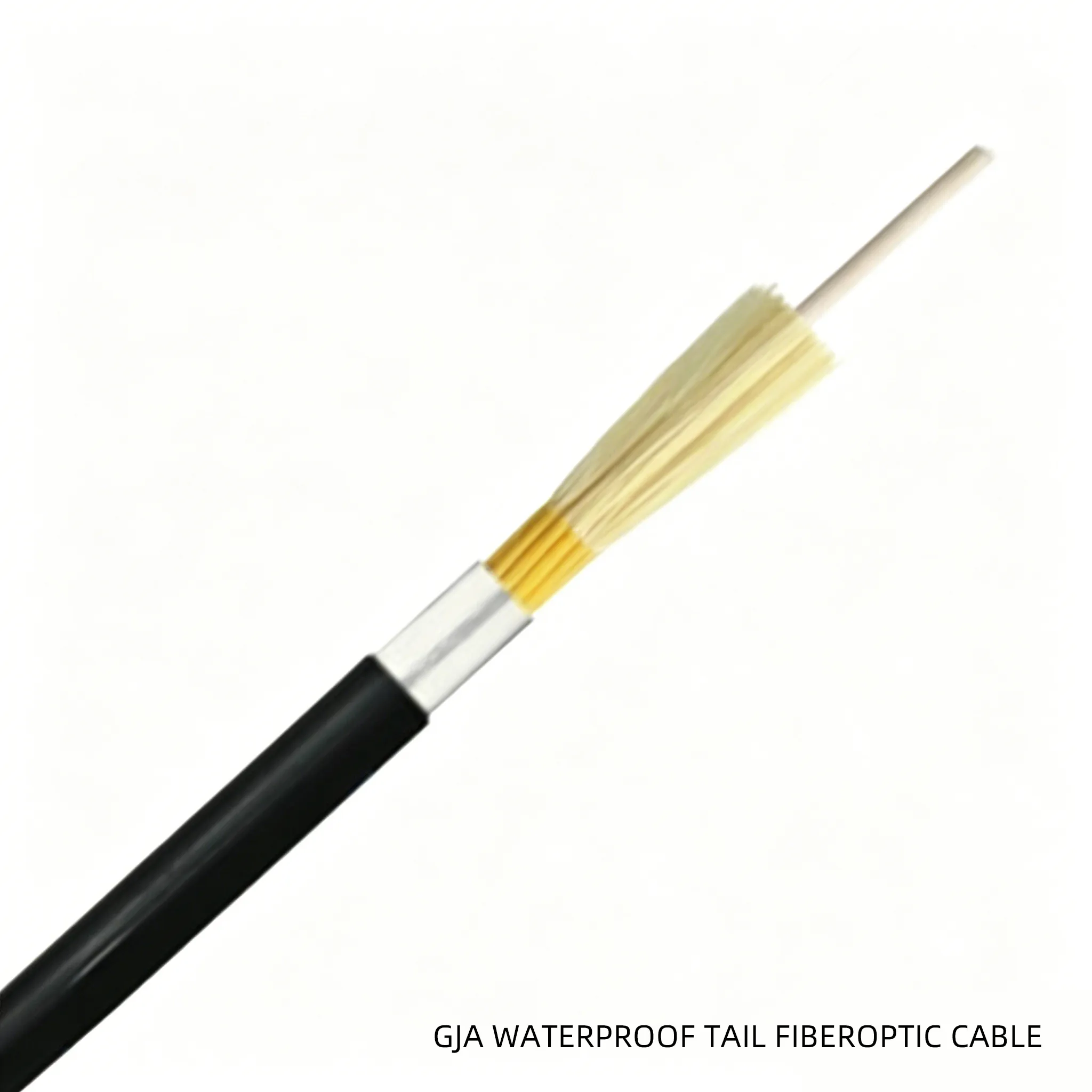Waterproof Tail fiber optic cable GJA with sealed connectors